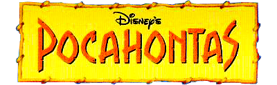 Pocahontas logo for Sega Mega Drive